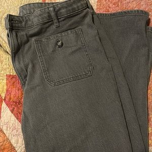 Loft kick crop jeans